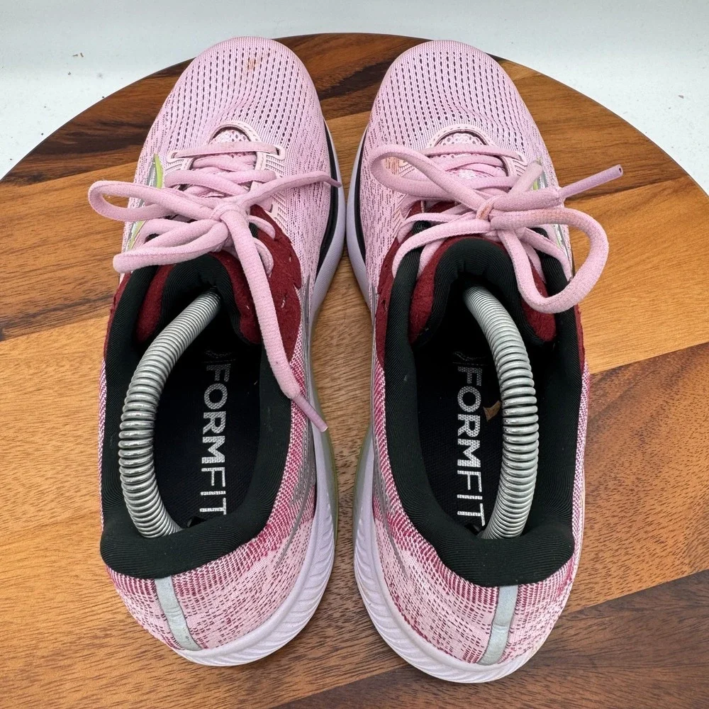 Saucony Ride 14 Shoes Womens 10.5 Running Pink Purple‎ Athletics Gym Sneakers
